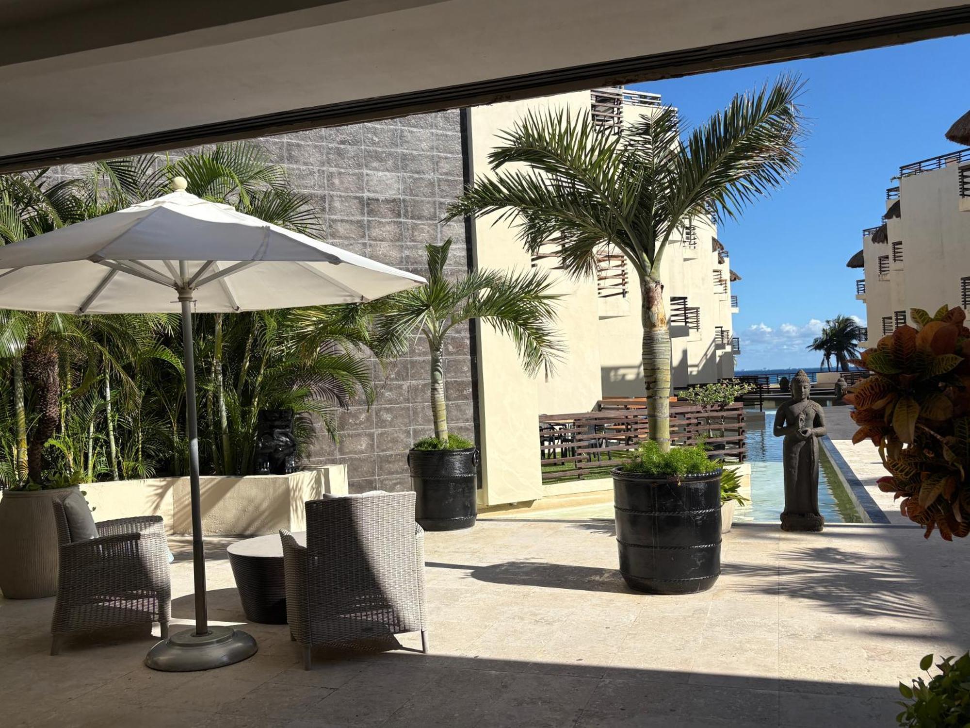 Departamento En Aldea Thai Con Terraza, Vista Al Mar Y Alberca Privada, Para 8 Personas Apartman Playa del Carmen Kültér fotó